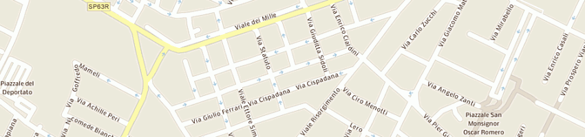Mappa della impresa roberto della salda a REGGIO EMILIA