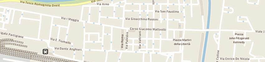 Mappa della impresa my market (srl) a PONTEDERA