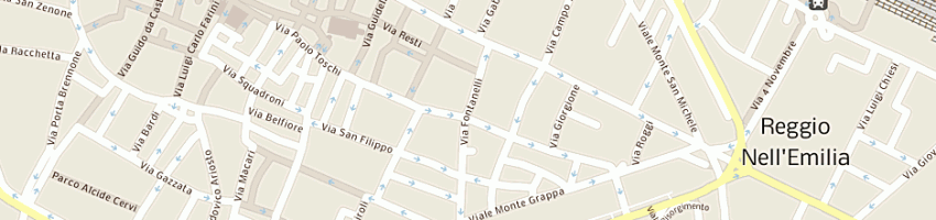 Mappa della impresa evergreen srl a REGGIO EMILIA