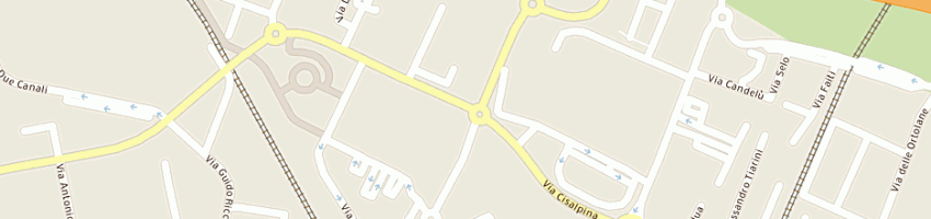 Mappa della impresa pizzeria capricciosa snc a REGGIO EMILIA