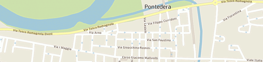 Mappa della impresa carloni lucia a PONTEDERA