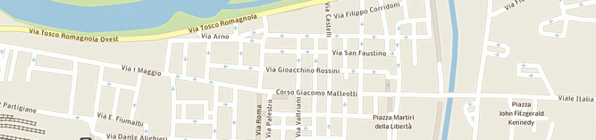 Mappa della impresa libreria carrara giuseppe snc a PONTEDERA