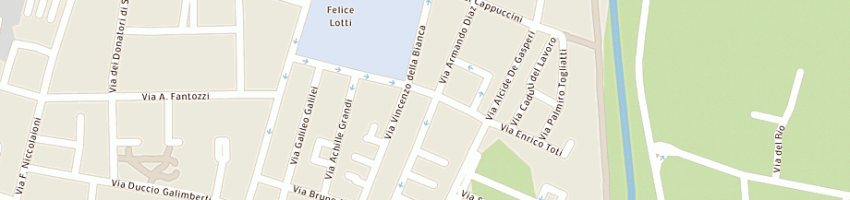 Mappa della impresa taccini mario a PONTEDERA