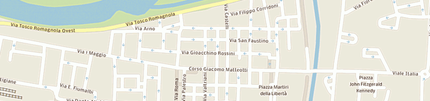 Mappa della impresa l'idraulic0 di battini marco a PONTEDERA