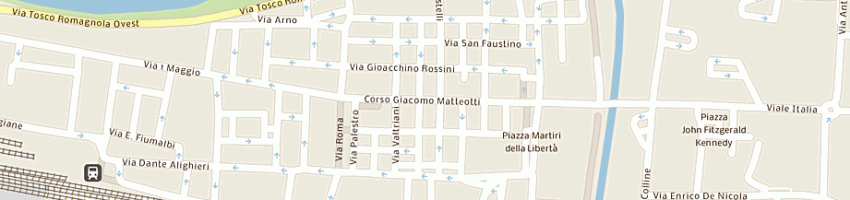 Mappa della impresa my market srl a PONTEDERA