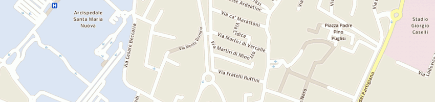 Mappa della impresa musi maurizio a REGGIO EMILIA