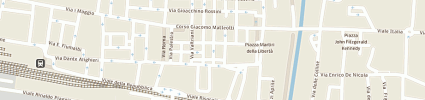 Mappa della impresa franco osvaldo a PONTEDERA