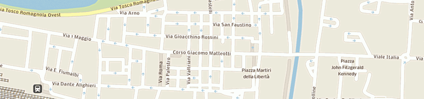 Mappa della impresa pacini massimiliano a PONTEDERA