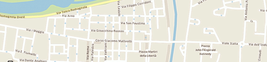 Mappa della impresa falorni snc di falorni manuela e c a PONTEDERA
