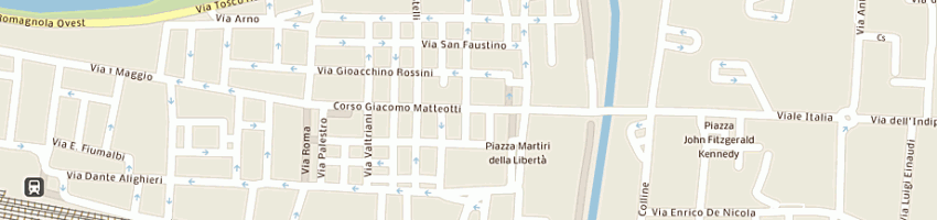Mappa della impresa nara piu' (srl) a PONTEDERA