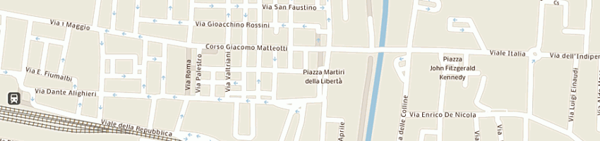 Mappa della impresa pescheria toti a PONTEDERA