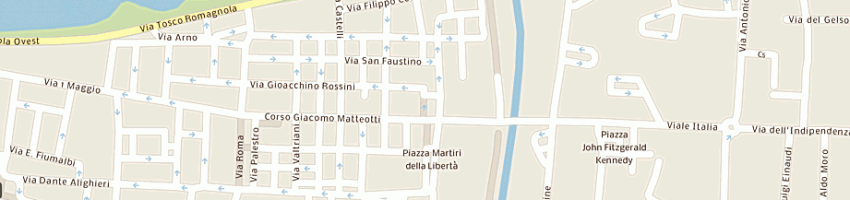 Mappa della impresa centro jeans snc di mannucci andrea e mannucci sandro a PONTEDERA