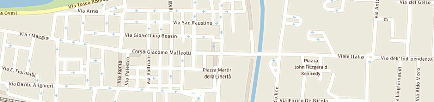 Mappa della impresa bartali gino a PONTEDERA