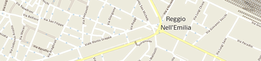 Mappa della impresa kirman di dantism houshang a REGGIO EMILIA