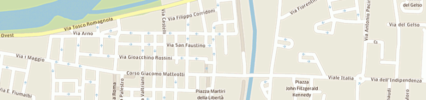 Mappa della impresa wilma abbigliamento a PONTEDERA