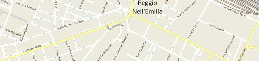 Mappa della impresa zetagi snc di gualtieri gianni ec a REGGIO EMILIA
