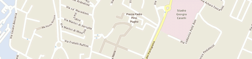 Mappa della impresa palestra pappagnocca a REGGIO EMILIA