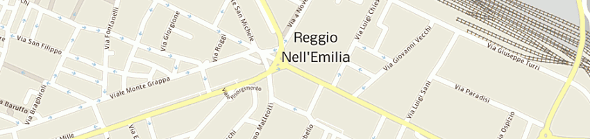 Mappa della impresa cocchi franco e figli snc a REGGIO EMILIA