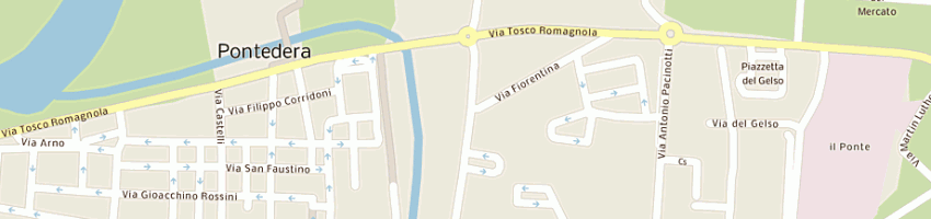 Mappa della impresa sertek servizi tecnici srl a PONTEDERA