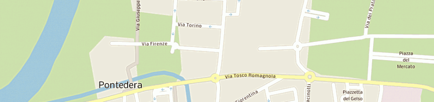 Mappa della impresa grilli marcella a PONTEDERA