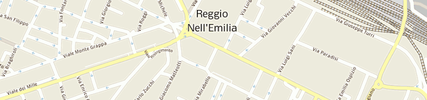 Mappa della impresa elint - srl a REGGIO EMILIA