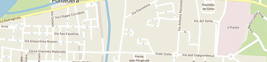 Mappa della impresa poste italiane spa a PONTEDERA