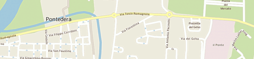 Mappa della impresa bertini massimo a PONTEDERA