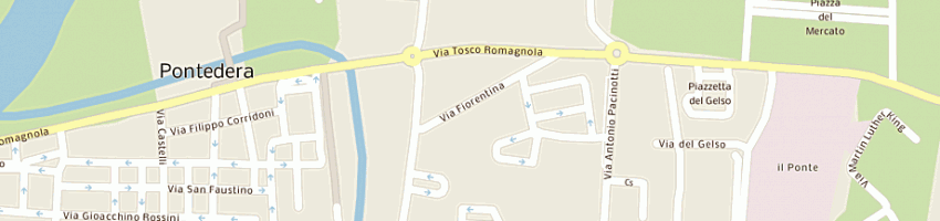 Mappa della impresa solit snc di rannisi antonino e rosario a PONTEDERA
