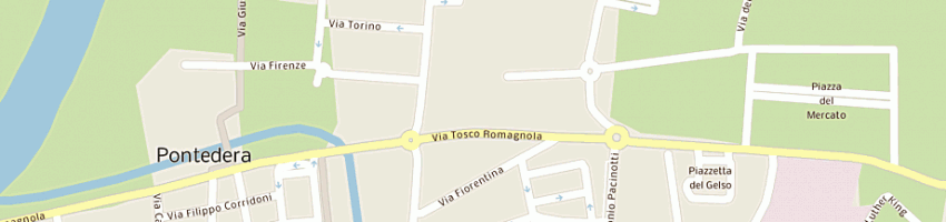 Mappa della impresa marsili roberto e c snc a PONTEDERA