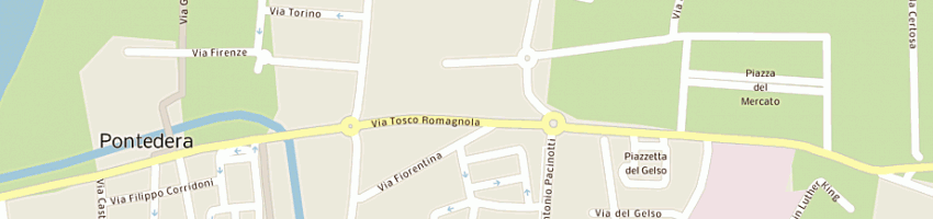 Mappa della impresa panicucci paolo a PONTEDERA