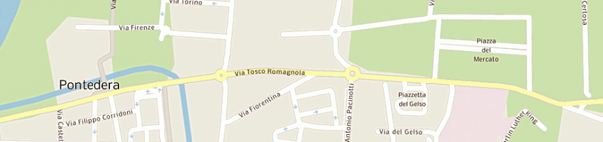 Mappa della impresa iron art srl a PONTEDERA