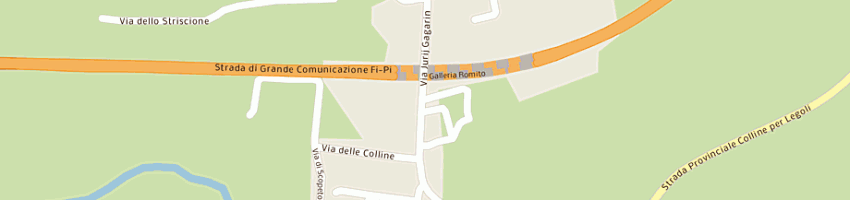 Mappa della impresa coges srl a PONTEDERA