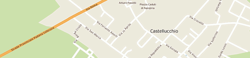 Mappa della impresa associazione volontariato castellucchio a CASTELLUCCHIO