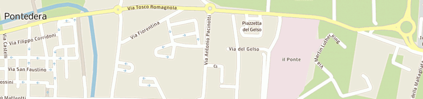 Mappa della impresa marinella mario studio notarile a PONTEDERA