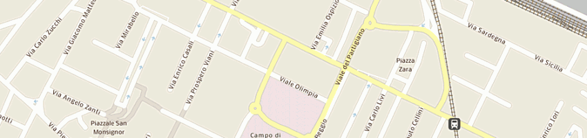 Mappa della impresa rf srl a REGGIO EMILIA