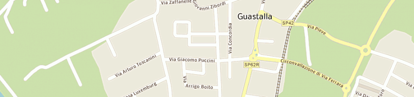 Mappa della impresa aldrovandi ivan a GUASTALLA