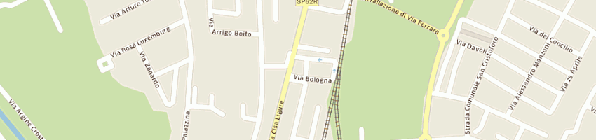 Mappa della impresa studio leonardo di ing s cavallo e c sas a GUASTALLA