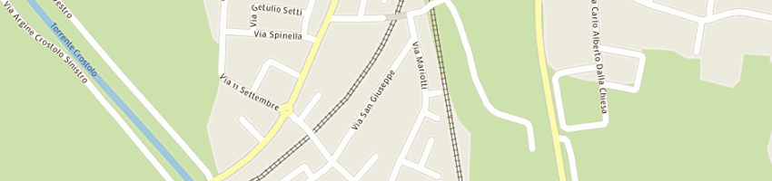 Mappa della impresa studio casa srl a GUASTALLA
