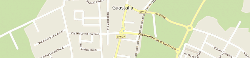 Mappa della impresa miari srl a GUASTALLA