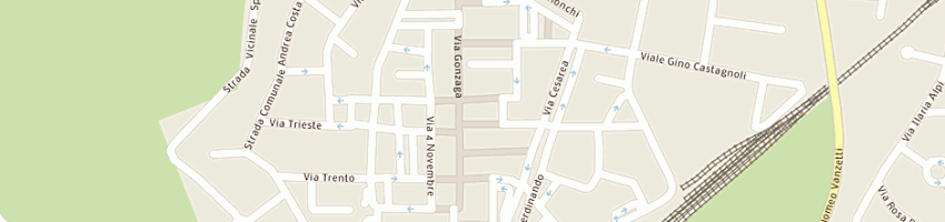 Mappa della impresa comar profumerie srl a GUASTALLA