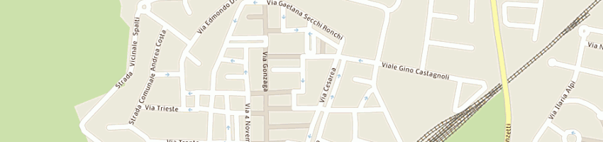 Mappa della impresa albergo ristorante carolina a GUASTALLA