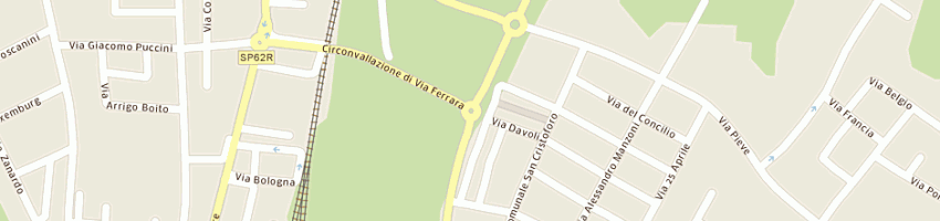 Mappa della impresa centro cucine mocab srl a GUASTALLA