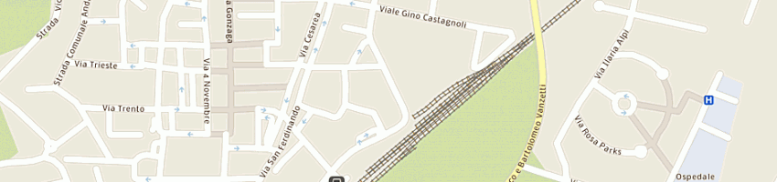 Mappa della impresa cam di pavesi e perini a GUASTALLA