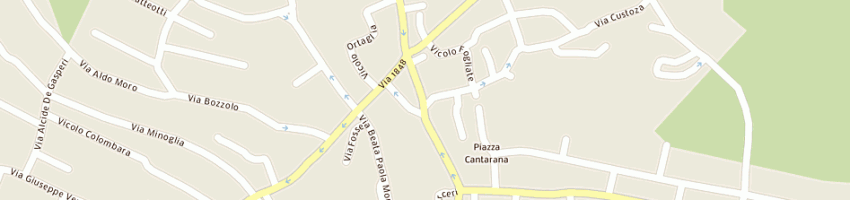 Mappa della impresa guastalla centro carni snc di guastalla gian angelo e c a VOLTA MANTOVANA