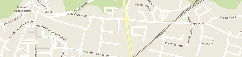 Mappa della impresa thuga padana srl a GUASTALLA