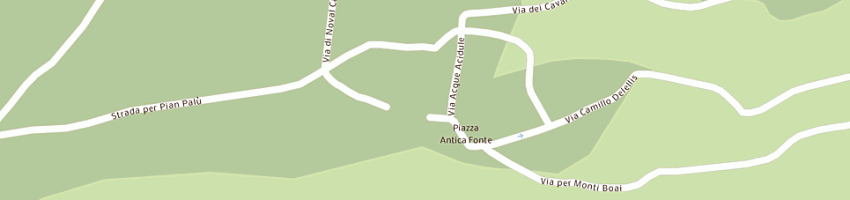 Mappa della impresa hotel alpino a PEIO