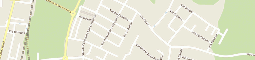 Mappa della impresa aldrovandi angiolino a GUASTALLA