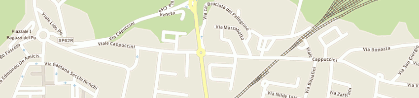 Mappa della impresa ms spa a GUASTALLA