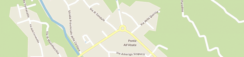 Mappa della impresa di vita a e bindi c snc a PESCIA