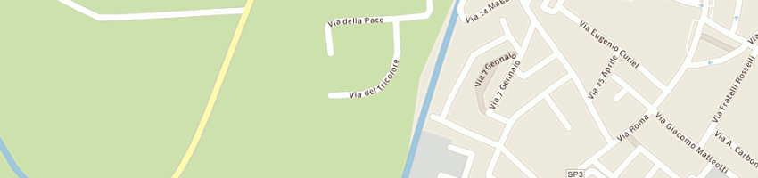 Mappa della impresa frongia riccardo a BAGNOLO IN PIANO